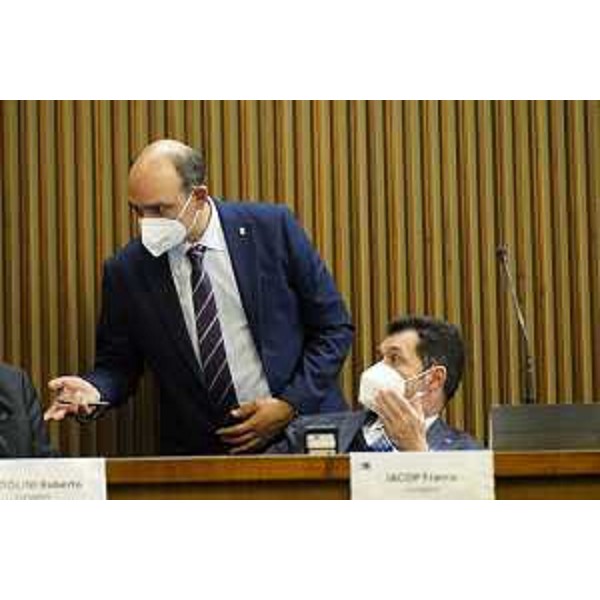 Cristian Sergo (M5S) e Franco Iacop (Pd) - Cristian Sergo (M5S) e Franco Iacop (Pd)