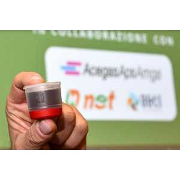 Un esempio di capsula di plastica del caffè. - Un esempio di capsula di plastica del caffè.