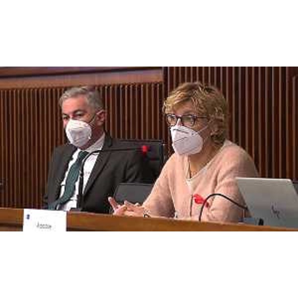 Il presidente della I Commissione, Alessandro Basso (FdI) e l'assessore Fvg alle Finanze, Barbara Zilli - Il presidente della I Commissione, Alessandro Basso (FdI) e l'assessore Fvg alle Finanze, Barbara Zilli