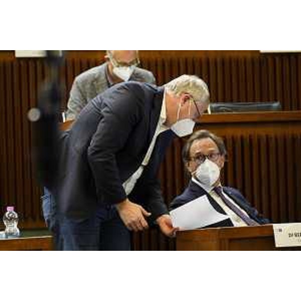 Mauro Bordin (Lega) e Mauro Di Bert (PrFvg/Ar) - Mauro Bordin (Lega) e Mauro Di Bert (PrFvg/Ar)