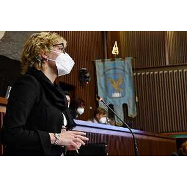 L'assessore regionale Barbara Zilli - L'assessore regionale Barbara Zilli