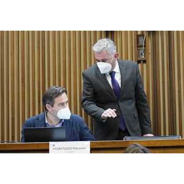 Massimo Moretuzzo (Patto) e Alessandro Basso (FdI) - Massimo Moretuzzo (Patto) e Alessandro Basso (FdI)