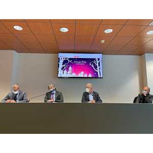 L'assessore regionale alle Attività produttive, Sergio Emidio Bini, a Udine alla presentazione di 'Presepi FVG'. - L'assessore regionale alle Attività produttive, Sergio Emidio Bini, a Udine alla presentazione di 'Presepi FVG'.