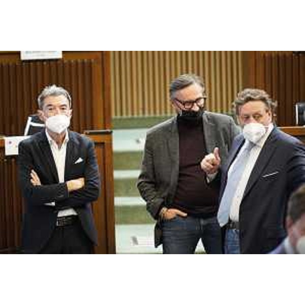 Tiziano Centis (Cittadini), Giuseppe Ghersinich e Danilo Slokar (Lega) - Tiziano Centis (Cittadini), Giuseppe Ghersinich e Danilo Slokar (Lega)