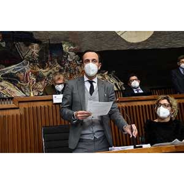 Il governatore del Friuli Venezia Giulia Massimiliano Fedriga - Il governatore del Friuli Venezia Giulia Massimiliano Fedriga