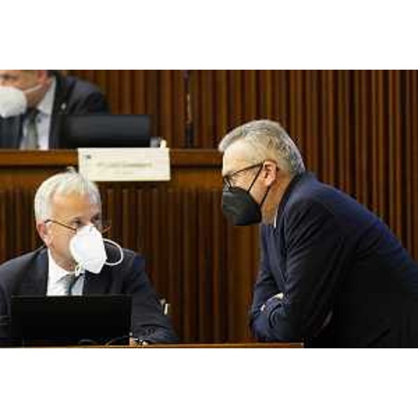 Giuseppe Sibau (PrFvg/Ar) e Ivo Moras (Lega) - Giuseppe Sibau (PrFvg/Ar) e Ivo Moras (Lega)