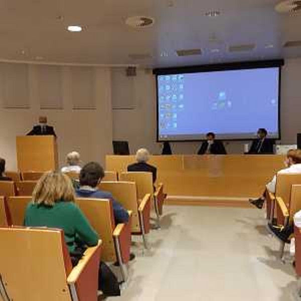 Il vicegovernatore con delega alla Salute Riccardo Riccardi alla presentazione al Santa Maria della Misericordia di Udine del nuovo impianto GammaPod - Il vicegovernatore con delega alla Salute Riccardo Riccardi alla presentazione al Santa Maria della Misericordia di Udine del nuovo impianto GammaPod