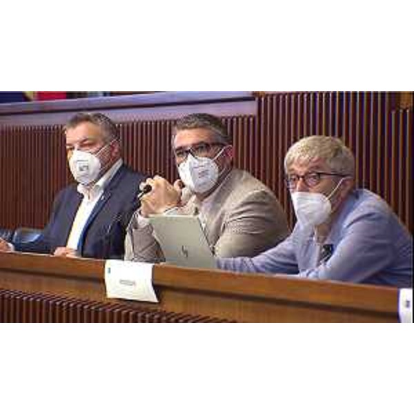 Diego Bernardis (Lega) e l'assessore regionale all'Immigrazione, Pierpaolo Roberti - Diego Bernardis (Lega) e l'assessore regionale all'Immigrazione, Pierpaolo Roberti