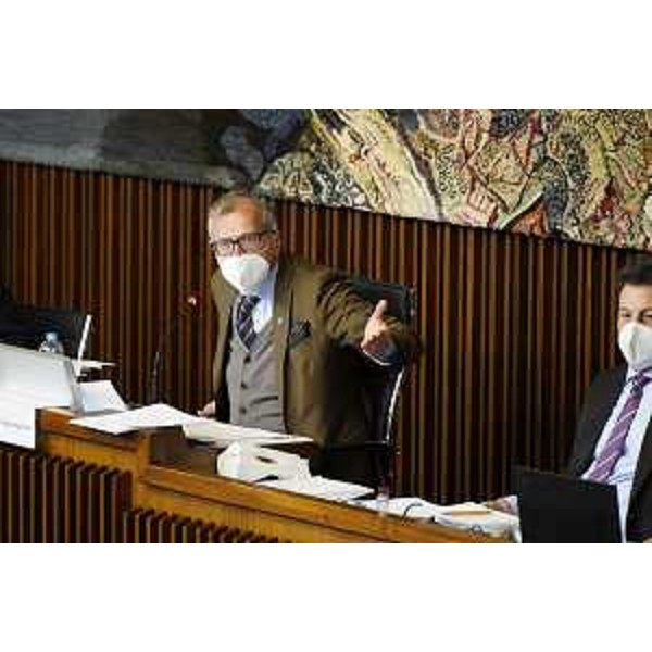 Il presidente del Cr Fvg, Piero Mauro Zanin - Il presidente del Cr Fvg, Piero Mauro Zanin