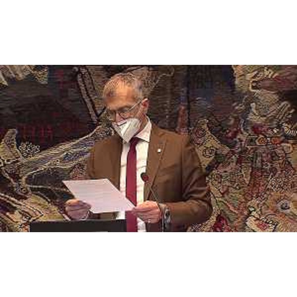 Il presidente del Consiglio regionale Fvg, Piero Mauro Zanin - Il presidente del Consiglio regionale Fvg, Piero Mauro Zanin