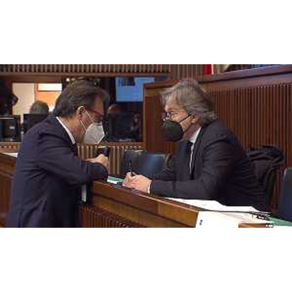 Mauro Di Bert (Progetto Fvg/Ar) e l'assessore Sergio Bini - Mauro Di Bert (Progetto Fvg/Ar) e l'assessore Sergio Bini