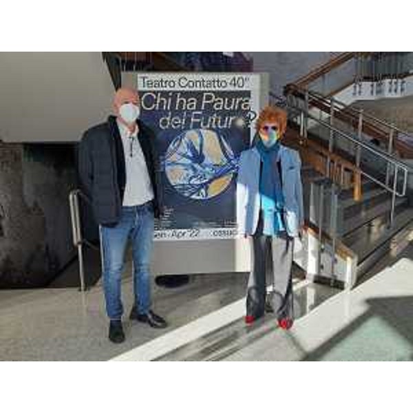 L'assessore regionale alla Cultura Tiziana Gibelli con il presidente del Css teatro stabile di innovazione Alberto Bevilacqua - L'assessore regionale alla Cultura Tiziana Gibelli con il presidente del Css teatro stabile di innovazione Alberto Bevilacqua