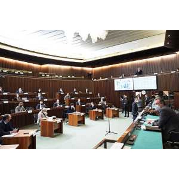 Aula durante il voto - Aula durante il voto