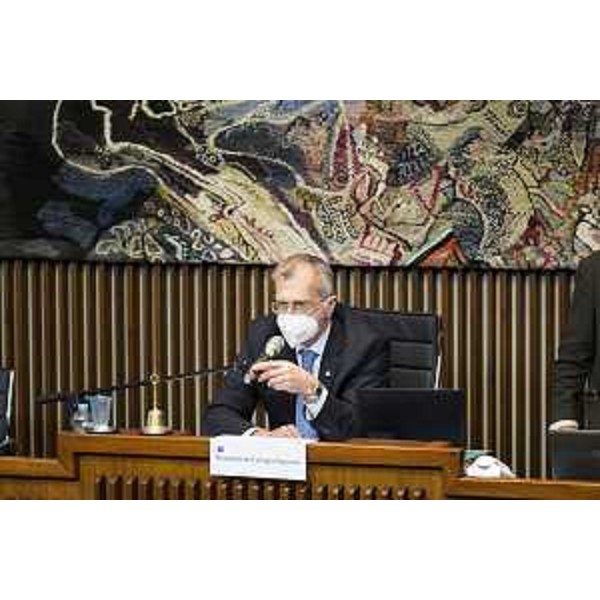 Il presidente del Cr Fvg, Piero Mauro Zanin - Il presidente del Cr Fvg, Piero Mauro Zanin