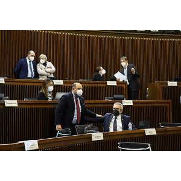 Un momento dei lavori d'Aula - Un momento dei lavori d'Aula