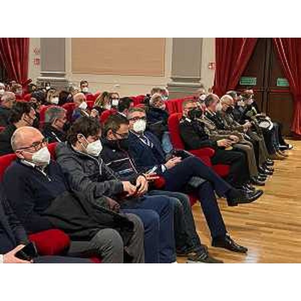 Lassessore regionale alle Autonomie locali Pierpaolo Roberti durante linaugurazione del Cinema Teatro Italia di Pontebba. - Lassessore regionale alle Autonomie locali Pierpaolo Roberti durante linaugurazione del Cinema Teatro Italia di Pontebba.