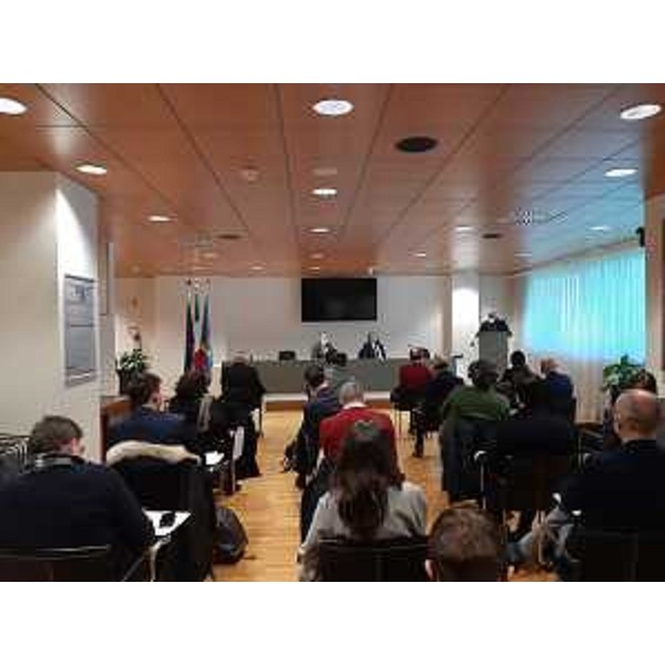 Gli assessori regionali a Infrastrutture e territorio, Graziano Pizzimenti, e alle Attività produttive e turismo, Sergio Emidio Bini - Gli assessori regionali a Infrastrutture e territorio, Graziano Pizzimenti, e alle Attività produttive e turismo, Sergio Emidio Bini