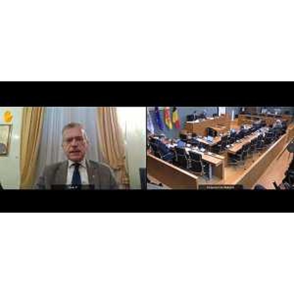 L'intervento del vicepresidente della Calre, Piero Mauro Zanin - L'intervento del vicepresidente della Calre, Piero Mauro Zanin