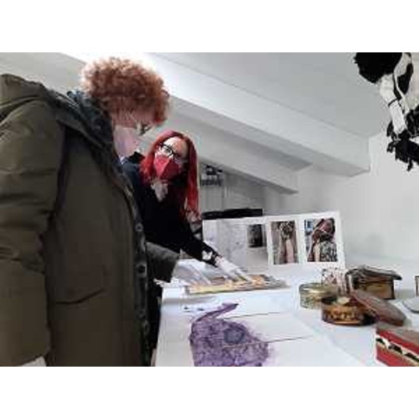 L'assessore regionale alla Cultura, Tiziana Gibelli, con l'imprenditrice Barbara Franchin - L'assessore regionale alla Cultura, Tiziana Gibelli, con l'imprenditrice Barbara Franchin 