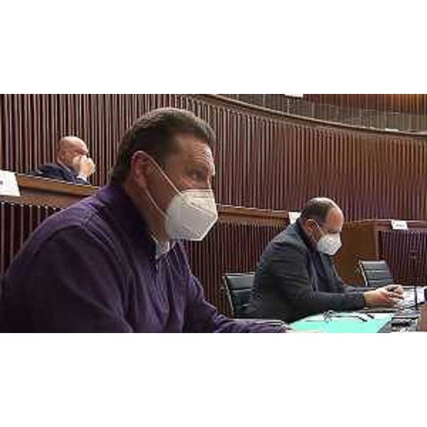 Enzo Marsilio e Diego Moretti (Pd) - Enzo Marsilio e Diego Moretti (Pd)