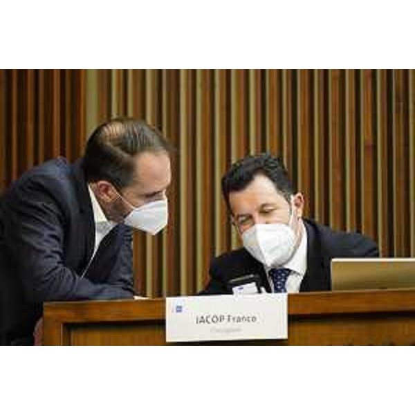 Cristiano Shaurli (a sinistra) e Franco Iacop, consiglieri del Pd - Cristiano Shaurli (a sinistra) e Franco Iacop, consiglieri del Pd