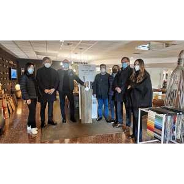 L'assessore regionale alle Attività produttive Sergio Emidio Bini in visita alla Grattoni1892 di Pavia di Udine - L'assessore regionale alle Attività produttive Sergio Emidio Bini in visita alla Grattoni1892 di Pavia di Udine