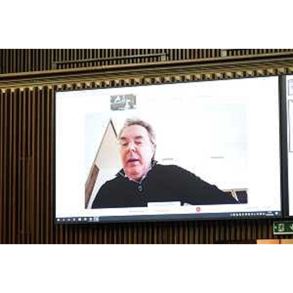 L'assessore Graziano Pizzimenti, in collegamento da remoto - L'assessore Graziano Pizzimenti, in collegamento da remoto