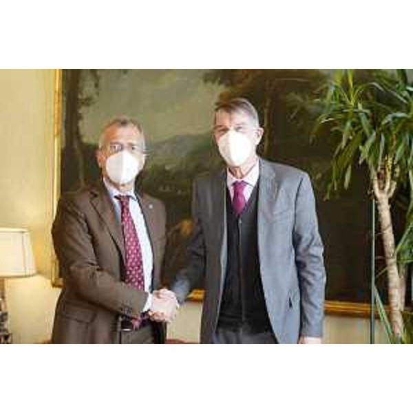 Il presidente del Cr Fvg, Piero Mauro Zanin, e il presidente della Corte d'Appello di Trieste, Sergio Gorjan - Il presidente del Cr Fvg, Piero Mauro Zanin, e il presidente della Corte d'Appello di Trieste, Sergio Gorjan