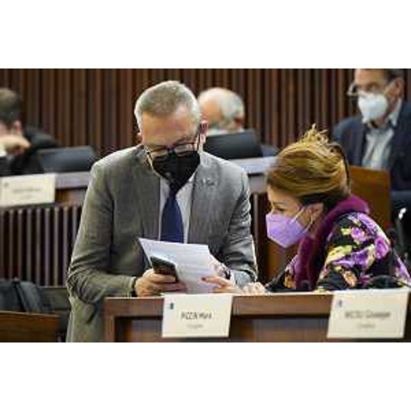 Ivo Moras (Lega) e Mara Piccin (FI) - Ivo Moras (Lega) e Mara Piccin (FI)