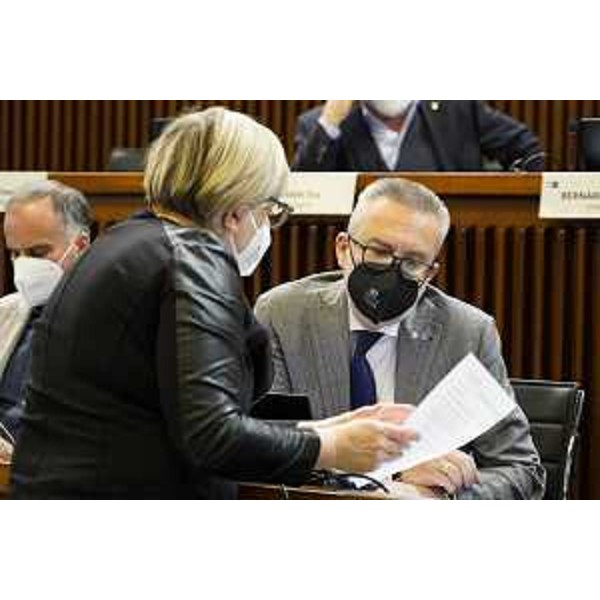 Simona Liguori (Cittadini) e Ivo Moras (Lega) - Simona Liguori (Cittadini) e Ivo Moras (Lega)