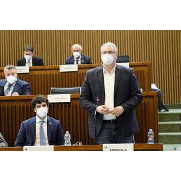 L'intervento di Mauro Bordin, capogruppo della Lega, oggi in Consiglio regionale - L'intervento di Mauro Bordin, capogruppo della Lega, oggi in Consiglio regionale