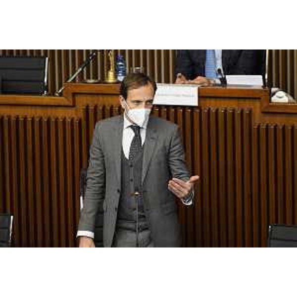 L'intervento in Aula del governatore Fvg, Massimiliano Fedriga - L'intervento in Aula del governatore Fvg, Massimiliano Fedriga