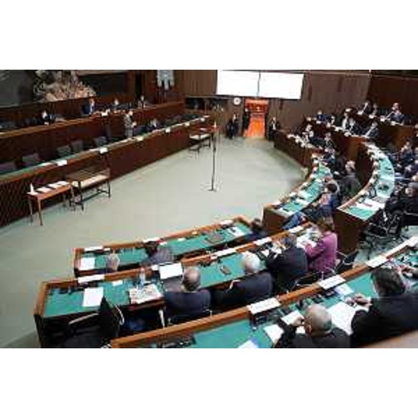 L'intervento in Aula del governatore Fvg, Massimiliano Fedriga - L'intervento in Aula del governatore Fvg, Massimiliano Fedriga