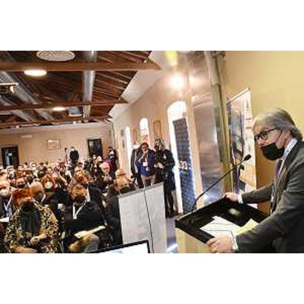 L'assessore regionale Sergio Emidio Bini oggi a Duino Aurisina - L'assessore regionale Sergio Emidio Bini oggi a Duino Aurisina