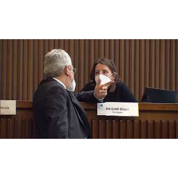 Furio Honsell (Open Sinistra Fvg) con Chiara Da Giau (Pd) - Furio Honsell (Open Sinistra Fvg) con Chiara Da Giau (Pd)