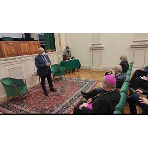 Un momento della cerimonia di consegna del ventiduesimo Premio "Santi Ilario e Taziano-Città di Gorizia" - Un momento della cerimonia di consegna del ventiduesimo Premio "Santi Ilario e Taziano-Città di Gorizia"