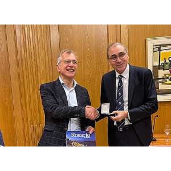 Il presidente Piero Mauro Zanin insieme al presidente della Borsa di Commercio - Il presidente Piero Mauro Zanin insieme al presidente della Borsa di Commercio