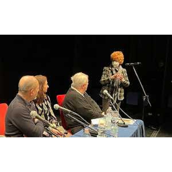 L'intervento dell'assessore alla Cultura del Fvg, Tiziana Gibelli. - L'intervento dell'assessore alla Cultura del Fvg, Tiziana Gibelli.