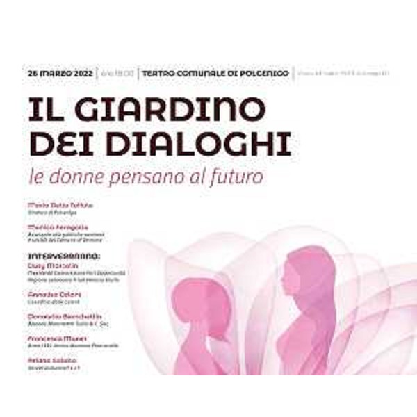 La locandina de "Il giardino dei dialoghi" in programma a Polcenigo (Pn) - La locandina de "Il giardino dei dialoghi" in programma a Polcenigo (Pn)