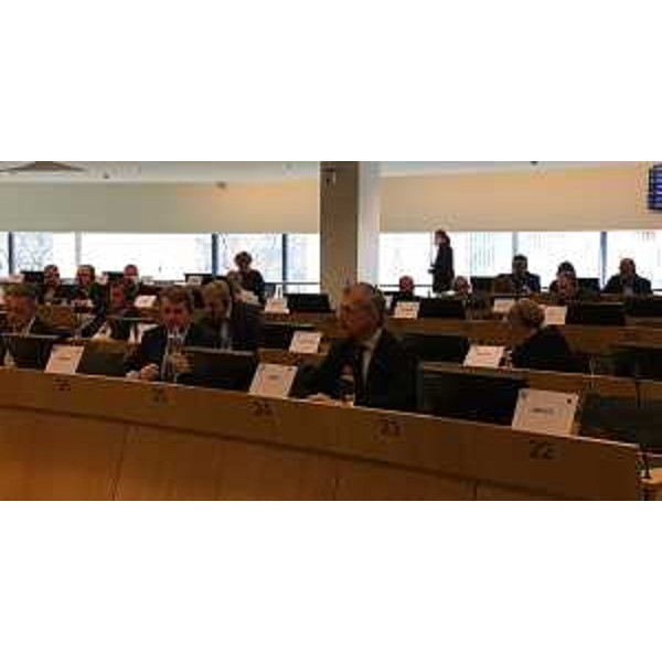 Il presidente del Cr Fvg, Piero Mauro Zanin, insieme ai rappresentanti degli altri Paesi - Il presidente del Cr Fvg, Piero Mauro Zanin, insieme ai rappresentanti degli altri Paesi