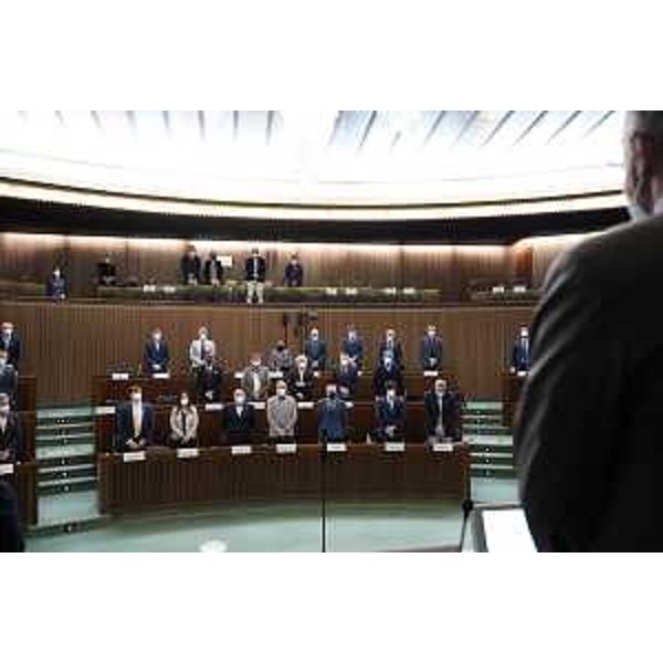 Minuto di silenzio dell'Aula in memoria dell'ex consigliere Dario Rinaldi - Minuto di silenzio dell'Aula in memoria dell'ex consigliere Dario Rinaldi