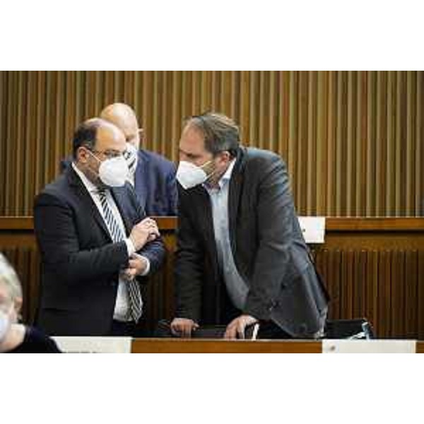 Diego Moretti e Cristiano Shaurli (Pd) - Diego Moretti e Cristiano Shaurli (Pd)