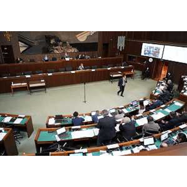 L'Aula durante i lavori - L'Aula durante i lavori