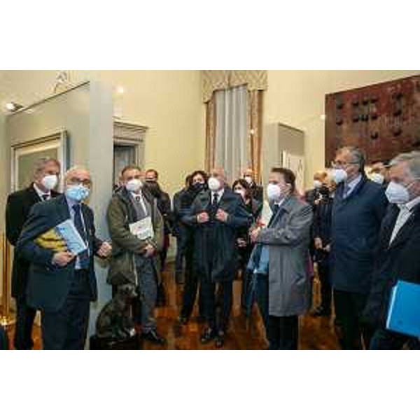 La visita dei presidenti al Museo del Risorgimento - 31-03-2022 Visita della mostra allestita a Palazzo Lascaris dei presidenti delle Assemblee legislative delle Regioni e delle Province autonome.