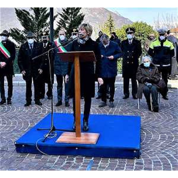 L'intervento dell'assessore regionale alle Finanze, Barbara Zilli, al nono raduno del Battaglione Gemona. - L'intervento dell'assessore regionale alle Finanze, Barbara Zilli, al nono raduno del Battaglione Gemona. 