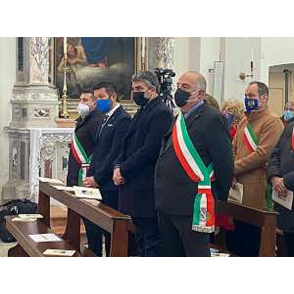 L'assessore regionale alle Lingue minoritarie Pierpaolo Roberti durante la messa celebrata a Vito d'Asio per la ricorrenza della Fieste de patrie dal Friul - L'assessore regionale alle Lingue minoritarie Pierpaolo Roberti durante la messa celebrata a Vito d'Asio per la ricorrenza della Fieste de patrie dal Friul