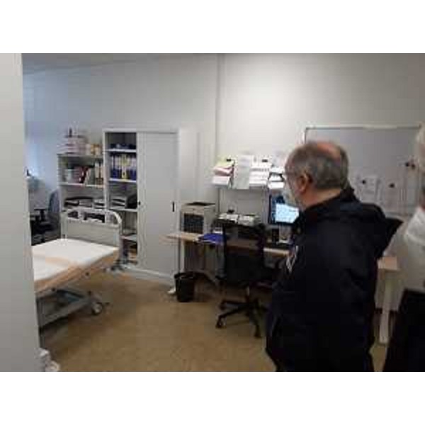 Il vicegovernatore Riccardo Riccardi visita i locali del ristrutturato Centro trasfusionale al San Polo di Monfalcone - Il vicegovernatore Riccardo Riccardi visita i locali del ristrutturato Centro trasfusionale al San Polo di Monfalcone