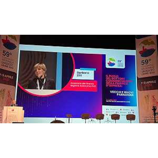 L'assessore regionale alle Finanze Barbara Zilli allapertura dei lavori del 59° congresso dellUnione nazionale giovani dottori a Udine commercialisti ed esperti contabili (Ungdcec) - L'assessore regionale alle Finanze Barbara Zilli allapertura dei lavori del 59° congresso dellUnione nazionale giovani dottori a Udine commercialisti ed esperti contabili (Ungdcec) 