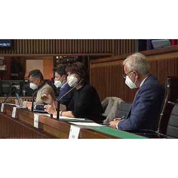 L'assessore regionale Alessia Rosolen, insieme a Giuseppe Sibau (Pr Fvg/Ar), presidente della VI Commissione - L'assessore regionale Alessia Rosolen, insieme a Giuseppe Sibau (Pr Fvg/Ar), presidente della VI Commissione