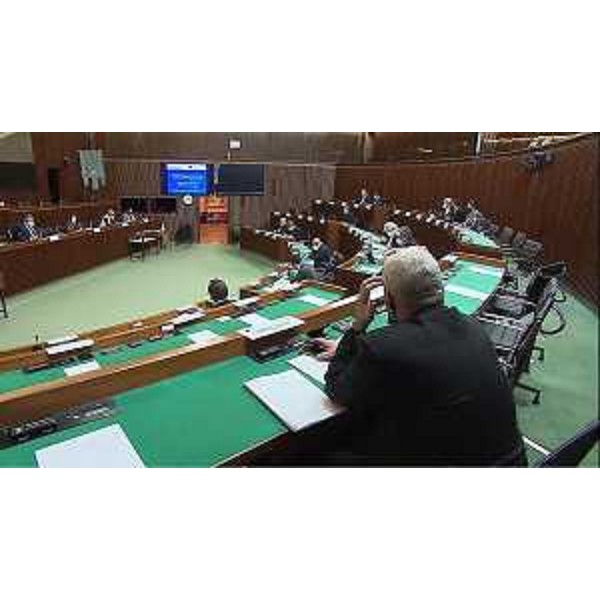 La V Commissione consiliare riunita in aula - La V Commissione consiliare riunita in aula